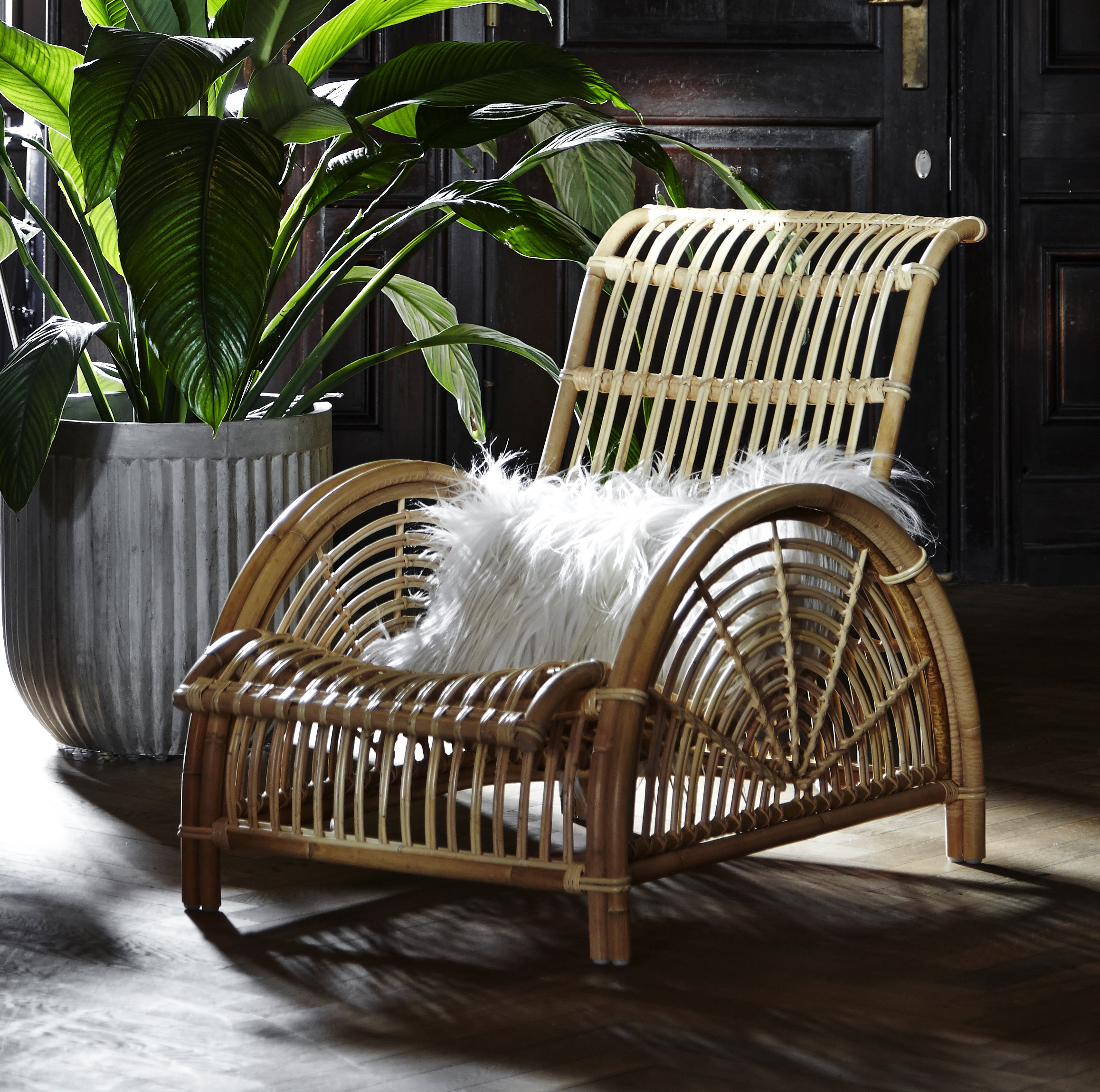 Sika Design Arne Jacobsen Paris Rattan Chair Natural Wayfair